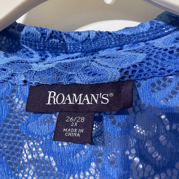 Lacey cardigan with roses size 26/28 - Picture 3 of 3